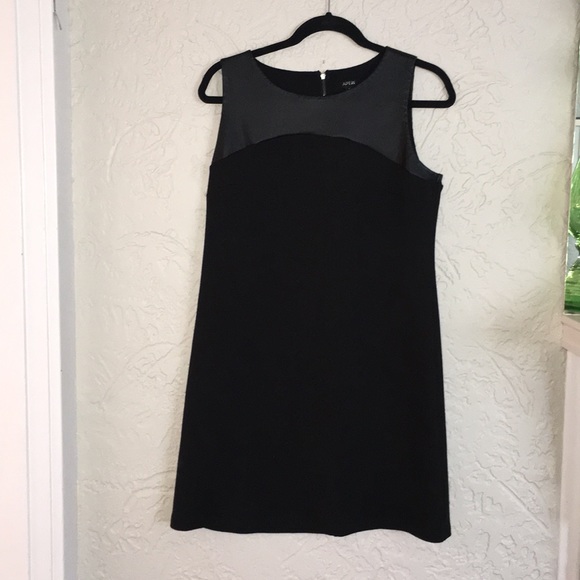 Apt. 9 Dresses & Skirts - Apartment 9 Black Dress with faux leather